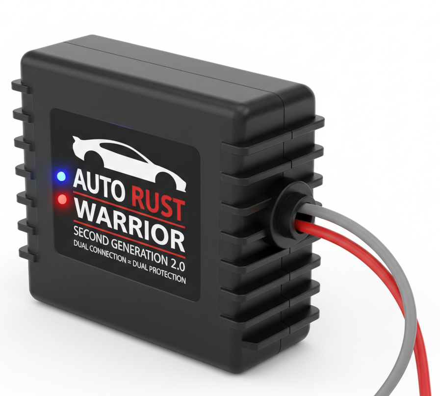 Car protected by Auto Rust Warrior showcasing The Invisible Shield for rust prevention