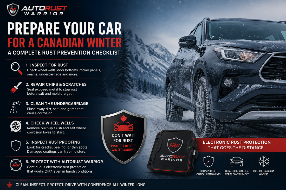 How to Prepare Your Car for a Canadian Winter: A Complete Rust Prevention Checklist