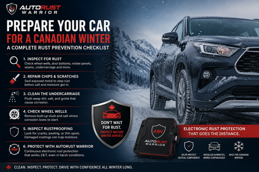 How to Prepare Your Car for a Canadian Winter: A Complete Rust Prevention Checklist