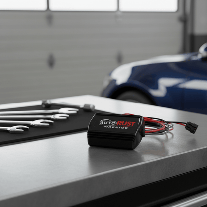 Advanced 2nd generation premium dual wire system for electronic rust protection on vehicles