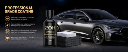 Graphene Ceramic Coating 20H with Self Healing and UV Track Technology Car Detailing Professionals 10+ Years of Protection