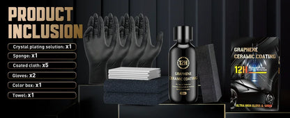 Graphene Ceramic Coating 20H with Self Healing and UV Track Technology Car Detailing Professionals 10+ Years of Protection