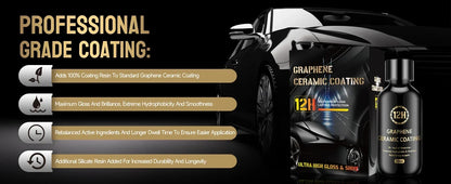 Graphene Ceramic Coating 20H with Self Healing and UV Track Technology Car Detailing Professionals 10+ Years of Protection