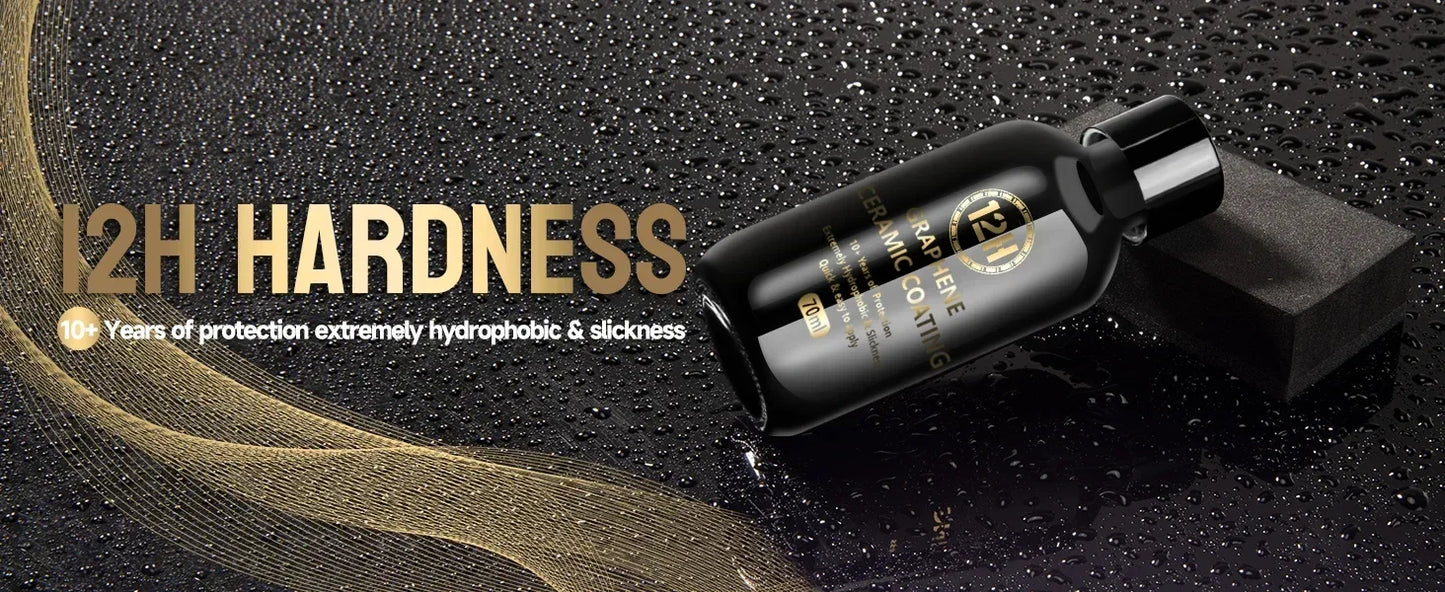 Graphene Ceramic Coating 20H with Self Healing and UV Track Technology Car Detailing Professionals 10+ Years of Protection