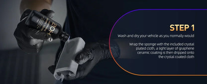 Graphene Ceramic Coating 20H with Self Healing and UV Track Technology Car Detailing Professionals 10+ Years of Protection